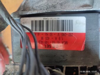 Motor a čerpadlo pracka - 3