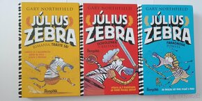 Predám 3 časti knihy Július zebra - 3
