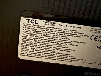Televizor TCL 40S5403A - 3