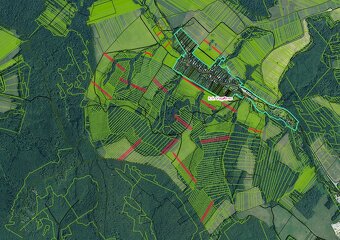 Vagrinec – 6.688 m2 ORNÁ PÔDA A LES – PREDAJ - 3