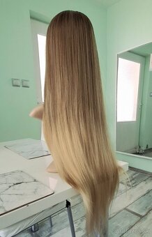 Rovná blond parochňa - 3
