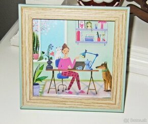 Vianočný stromček - rámik - 3