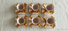 Krásný porcelán - cobalt a růžový - 3