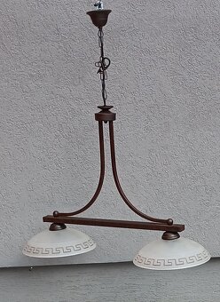 Luster rustikálny klasický dvoj ramenný. - 3
