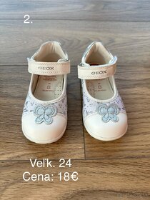 Dievčenské topánky veľk. 22-24 (Protetika, Geox) - 3