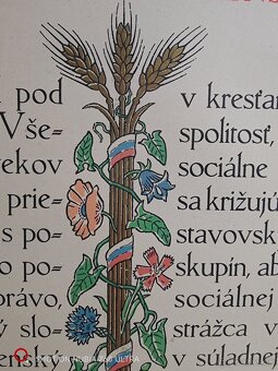 Predám dekoratívny obraz slov štát, od ľ Fullu - 3