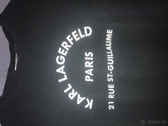 KARL LAGERFELD originál damske tricko black S/M - 3