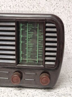 STAROŽITNÉ BAKELITOVÉ RÁDIO - JISKRA PARDUBICE - 3
