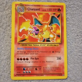 Charizard pokémon karta - 3