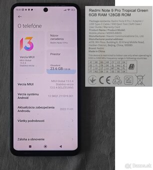 Mobil Xiaomi Redmi Note 9 Pro komplet a puzdro - 3