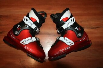 detské lyže Dynamic 90 cm , lyžiarky salomon - 3