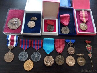 Rôzne medaile odznaky.SNP.Odboj.CSSR - 3