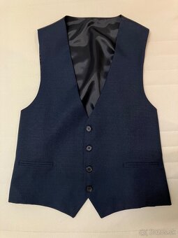 Pánsky tmavomodrý oblek zn. Michael - 3