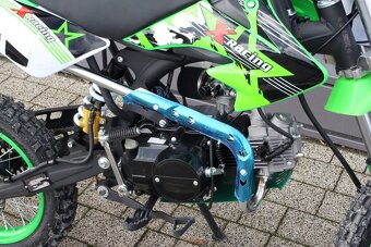 Predám Pitbike 125 cm3 zelený na kolesách 17"/14" - 3