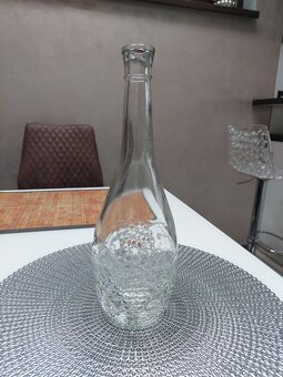 Mix skla- poháre,misky,flaše,svietniky - 3