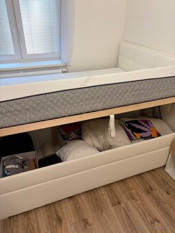 Kvalitná slovenská manželská Posteľ DREVONA - 3