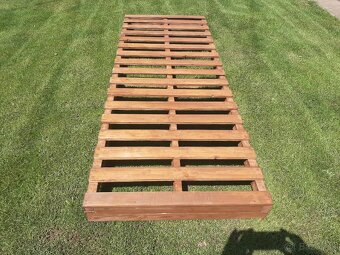 Drevené ležadlo, lehátko - 3