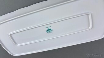 Podnos porcelánový s motívom husí, modrá linka - 3