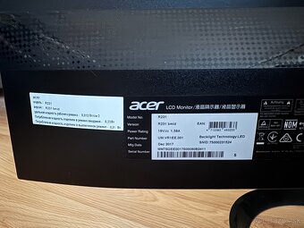 Monitor ACER R231BMID 23" - 3