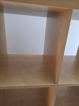 SAKRIŇA KNIŽNICA IKEA KALLAX POLICOVÁ 4X4  KANCELÁRSKA / DET - 3
