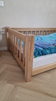 Dubová detská posteľ / postieľka - 3
