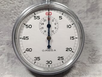 Krásné staré jednotlačítkové švýcarské stopky OMEGA - 3