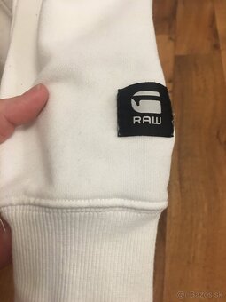 G-STAR RAW 100%original pánska mikinka white L - 3
