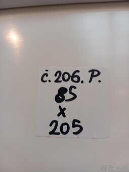 Plastové dvere č.206.  85x205cm P - 3