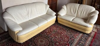 Kožená sedací souprava 3+2+1,5840 - 3