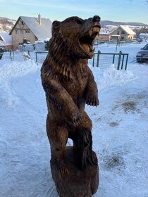Vyrezávaný medveď 2m - 3