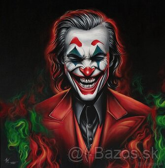 Originál akrylová maľba JOKER - 3
