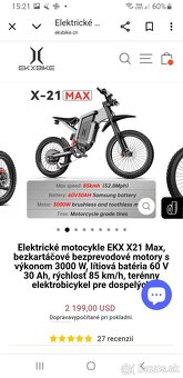 Ekx x21max elektrické enduro 2025 - 3