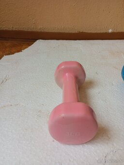 Jednoručné fitness činky DECATHLON 2x1kg,2x1,5kg,2x2kg,2x3kg - 3