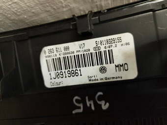 tachometer golf mk4 1j0919861 30€ - 3