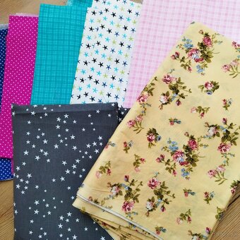 zbytkové látky - 100% bavlna - 3