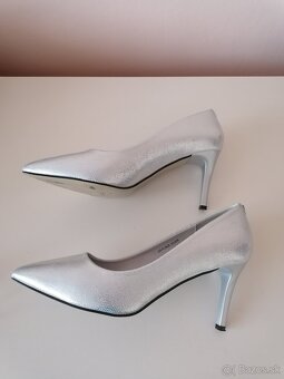 Strieborné lodičky 38 - 3