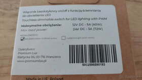Bezdotykový stmievač LED pásku do profilu - 3