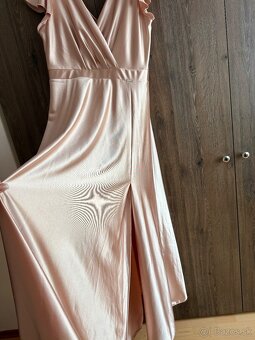 dámske spoločenské zlaté šaty veľ.42 -XXL - 3