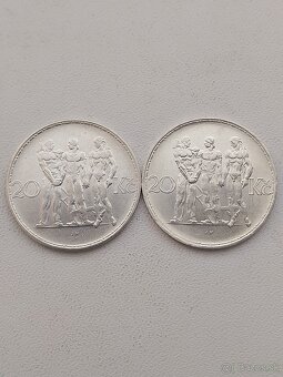 Strieborne mince 1.ČS republika - 3