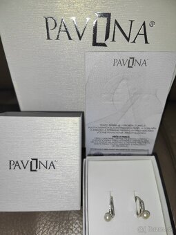 Náušnice s perlou Zn.Pavona - 3