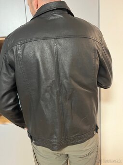 Predám koženú elegantnú bundu ako nová, veľkosť XL - 3