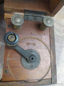 Starý prístroj z WW1 detonator cievka - 3