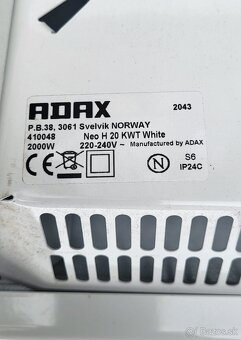 Ohrievač, konektor - 3