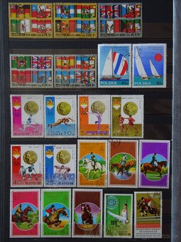 Pekná zbierka známok ŠPORT 2 - 3