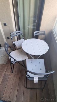 Skladací stôl a stoličky IKEA - 3