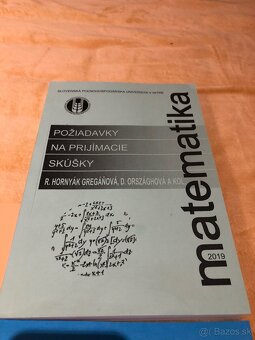 knihy poziadavky na prijimacie skusky FEM Nitra - 3