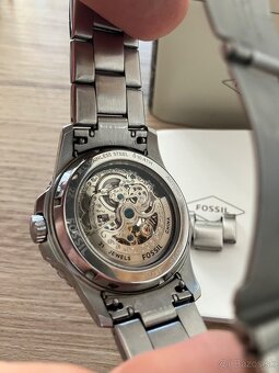 Fossil Skeleton – automatické hodinky s originálnou krabicou - 3