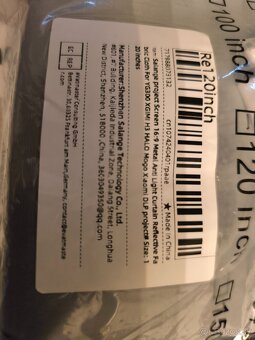 Projekcne platno anti light screen - 3