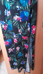 Letné kvetinové maxi šaty, pošta zdarma - 3