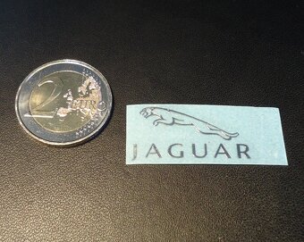 JAGUAR LOGO nalepka Metal Edition CHROM 2KUSY - 3